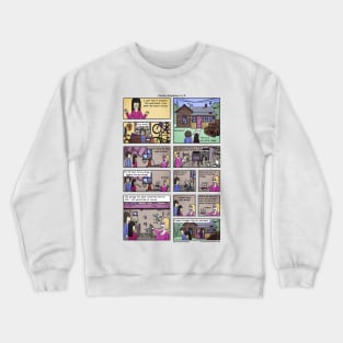 House shopping in LA Crewneck Sweatshirt